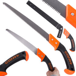 Verk Group Kézi kerti fűrész ágvágáshoz, övön hordható tokkal (11425)