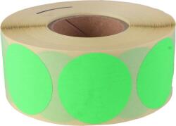  Etikett, 38 mm kör, 1000 etikett/tekercs, zöld (5998377104740) - papir25