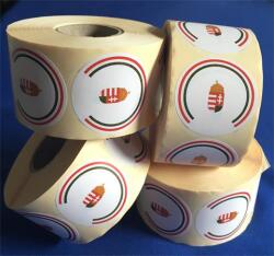  Etikett, 50 mm kör, 1000 etikett/tekercs, magyar címeres (5998377105709         ) - papir25