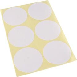  Etikett, köralakú, 50 mm átmérő, 60 etikett/csomag (5998377104214) - papir25