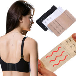 Real 3 színű melltartó hosszabbító szett (RC-K-1177)