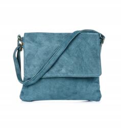 Beltimore kézitáska postás táska valódi bőr kék (B67jeans)