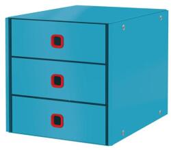 Leitz Irattároló, laminált karton, 3 fiókos, LEITZ Cosy Click&Store , nyugodtkék (53680061)