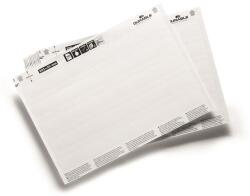 DURABLE Betétlap, 200x17 mm, DURABLE, fehér (800002) - papir25