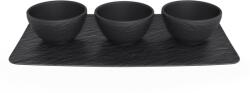 Villeroy & Boch Castronașe pentru sosuri Manufacture Rock cu suport tip tavă 4 el (10-4239-9023) Castron