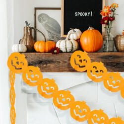 Family Halloween tök girland 3m (56509A)