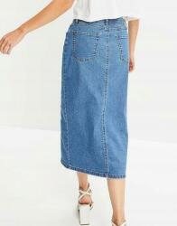 Bonprix Hosszú Farmerszoknya Kivágással __50 (9781092)