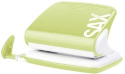 ICO Lyukasztó, kétlyukú, 20 lap, SAX Design , világoszöld (3285) - papir25