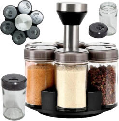 Verk Group Forgatható fűszerszervező 6 üveg tartóval (27046)