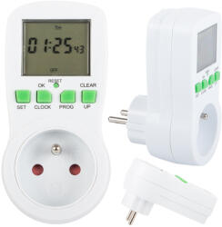 Verk Group Digitális LCD Kijelzős Időzítő Kapcsoló (11341)