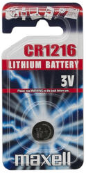 Maxell Gombelem 3V -lítium- CR1216 1PK (18743)