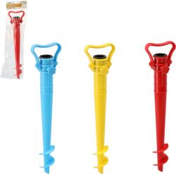 Gardenline Talajba csavarható napernyőtartó 38 cm, vegyes színekben 8388 (GAO8388)