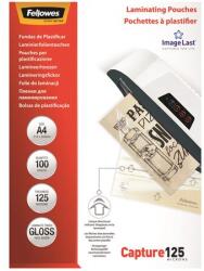 Fellowes Meleglamináló fólia, 125 mikron, A4, fényes, 100 db, FELLOWES (5307407) - papir25
