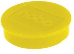 Nobo Mágneskorong, erős, 38 mm, 10 db, NOBO, sárga (1915316) - papir25