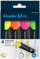 Schneider Szövegkiemelő készlet, 1-5 mm, SCHNEIDER Job 150 , 4 különböző szín (1500)