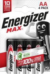 Energizer Elem, AA ceruza, 4 db, ENERGIZER Max (E300112503) - papir25