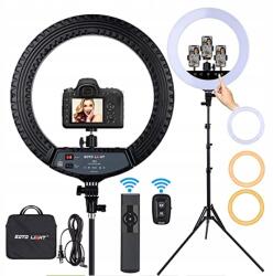  Továbbfejlesztett 18 hüvelykes Led gyűrűs lámpa állvánnyal, gyűrűs lámpa (5904133220968)