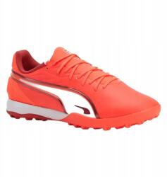 PUMA Férfi futballcipő Puma King Match Tt glowing red/ puma white/ 42 Eu (108313-01)