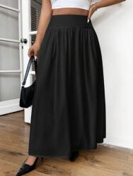 Shein Fekete Fodros Maxi Szoknya (0XL) (612465)