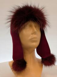  Pilóta sapka róka szőrrel