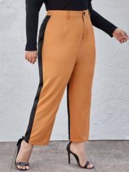 Shein Elegáns kétszínű magas derekú nadrág XL-es