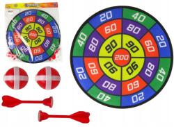 LEAN Toys Darts ügyességi játék Darts Pajzs 2in1 Tépőzáras (5905214977504)
