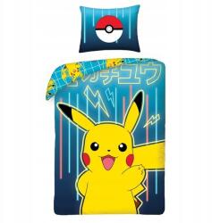 Halantex ágyneműhuzat Pokémon Pikachu 140x200, 70x90 (B140-POKEMON01)