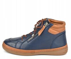 Manitu Női tornacipő Manitu 990150 bőr komfort sötétkék méret37 (990150)