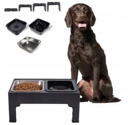 Jumi Vízi eledeltartó tál szett Állítható Magasságú, nem kiömlő kutyatál (CD-324923)