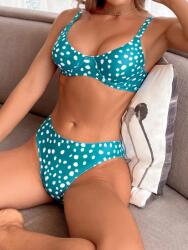 Shein Pöttyös merevítős bikini fürdőruha L 40-es