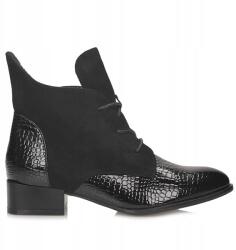 Potocki Klasszikus fekete női bakancs Potocki 25-12498BKC (25-12498BKC)