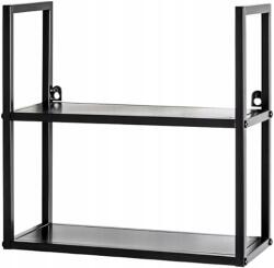 Haku Fém fali polc Haku 36 x 15 cm fekete Figurákhoz való polc (B0BHZN88KQ)