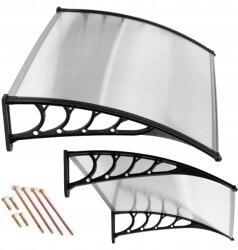 ModernHome Ajtó fölé szerelhető előtető 120x100 cm fedél polikarbonát MultiGarden (AW-017C 120x100)