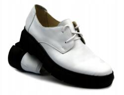 Helios Női Bőr Félcipő Lengyel Márka Helios Komfort 401S Fehér (401S.18)