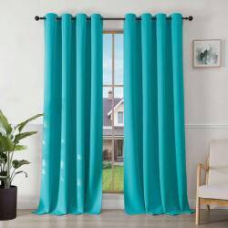 CE Thermo sötétítő függöny átvezetőkkel kék 140 cm x 260 cm (X0020RLEJ5)