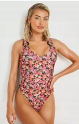 Boohoo M3F322 Boohoo Virágmintás Női Fürdőruha 40-ES