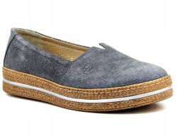 Helios Női Félcipő Helios 346 Szürke Espadrilles Bőr (346.33)