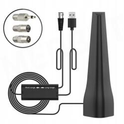  Álló Fm Dab+ Smart Chip IC Antenna Erősítővel, 4 Különböző Csatlakozóval (716252310544)