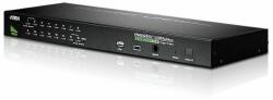 ATEN CS1716A-AT-G switch-uri pentru tastatură, mouse și monitor (KVM) Raft pentru montat echipamente Negru (CS1716A-AT-G)