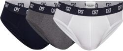 CR7 CR7, Logós derékpántos bugyiszett - 3 pár, Többszínű, 2XL (80378100662112_2XL)