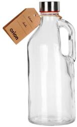 Orion Üvegpalack fémkupakkal és fogantyúval, Orion, 1, 15L, átlátszó, 25x9, 5cm (VD-125980)
