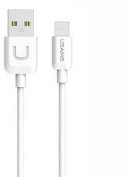 USAMS u-turn adatkábel, usb - lightning, 2a, gyorstöltő, 100cm, fehér, kompatibilis: Apple IPAD / IPAD 2 / IPAD, 3rd Generation (IPUSBXD02)
