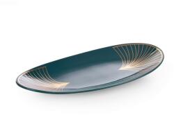 Eurofirany Tálca, Eurofirany, 33x16x4cm, türkiz/arany (397430)