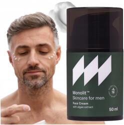 MONOLIT Hidratáló Arckrém Férfiaknak, Monolit, Algákkal, Kókusz- és Avokádóolajjal, Intenzív Hidratálás, Tápláló és Regeneráló Hatás, Nyugtatja A Bőrt és Visszaadja A Rugalmasságát, 50 ml (1-14-100-004-0)
