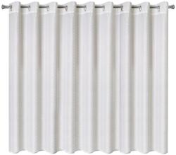 Eurofirany Sibel mintás dekor függöny Fehér/pezsgő 300x160 cm (389811)