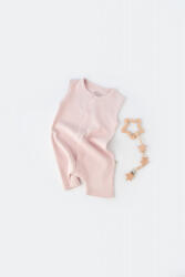 BabyCosy Salopeta fara maneci si pantaloni scurti - 100% bumbac organic - Roz, BabyCosy (Marime: 9-12 luni) (BC-CSYW1011-9)