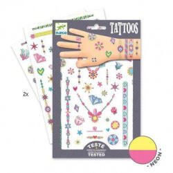 DJECO Tatuaje Djeco bijuterii neon