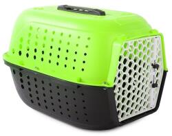 Verk Group Cusca/geanta pentru transport caine/pisica, Verk Group, plastic, verde si alb, 48x32x30 cm (19263_Z)