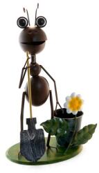 Strend Pro Decoratiune gradina, metalica, furnica cu lopata, 26x14x40 cm (8090817)