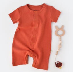 BabyCosy Salopeta cu pantaloni scurti - 100% bumbac organic - Scortisoara, BabyCosy (Marime: 3-6 Luni) (BC-CSYW1015-3)